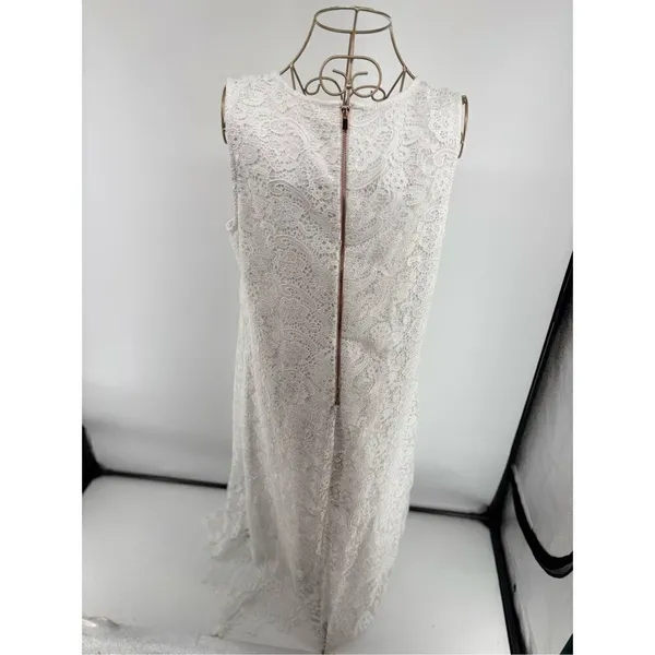 Soft Surroundings Madelyn White Lace Dress Size 14 Cottagecore - Image 11