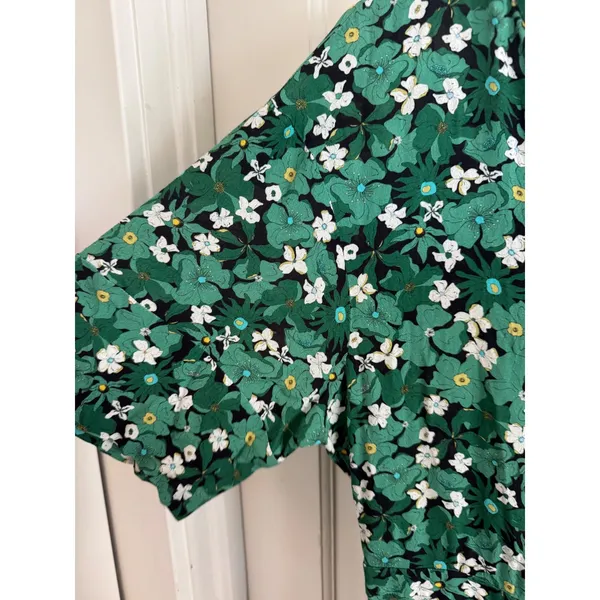 The Kit Cobie shirt dress in Green Primrose floral print size 6‎ - Image 4