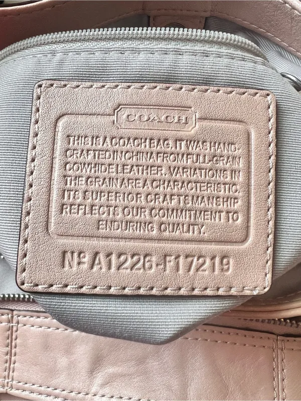 Coach Soho Leather Hobo Bag F17219 in Shell Pink - Image 6