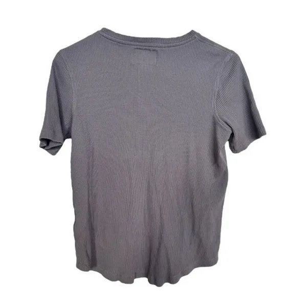 Roots Ribbed Short Sleeve Knit Top – Size S/P - Image 3