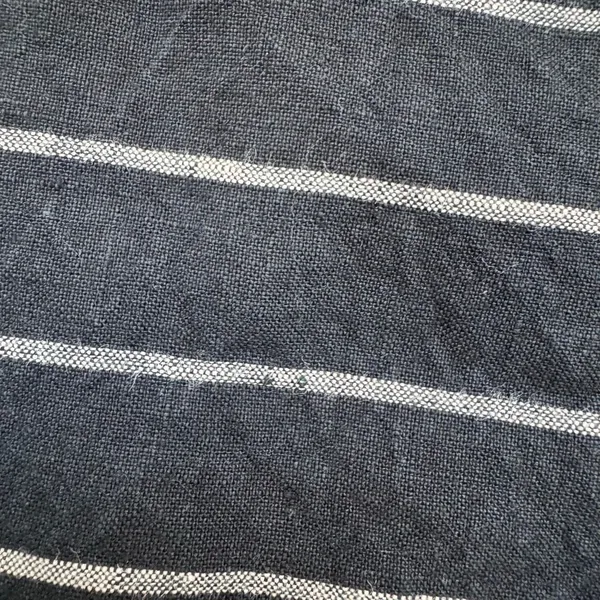 Reformation 100% Linen Black White Stripe Overall Mini Dress Size 6 Small - Image 7