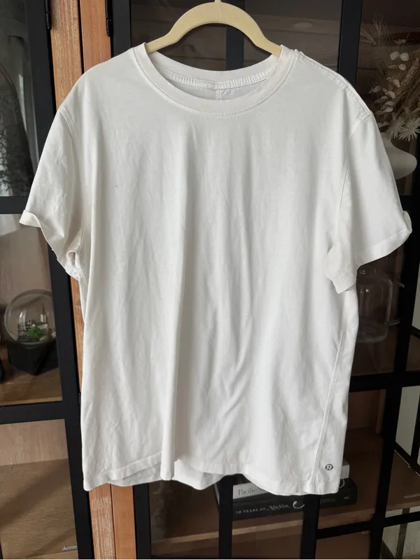 Lululemon All Yours Boyfriend Tee crewneck oversized short sleeve tshirt White - Image 2