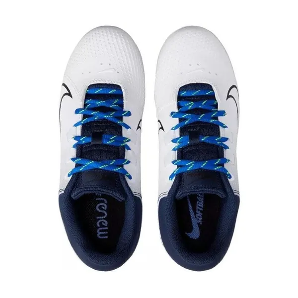 Nike Hyperdiamond 4 Pro Cleats Women’ 8 White Blue Metal Fastpitch Softball NWT - Image 2