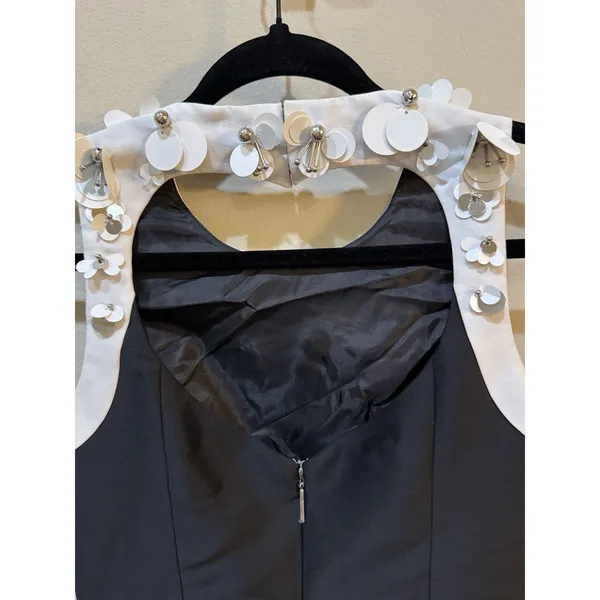 kate spade new york Embellished Sleeveless Dress Fit And Flare Size 00 Cocktail‎ - Image 7