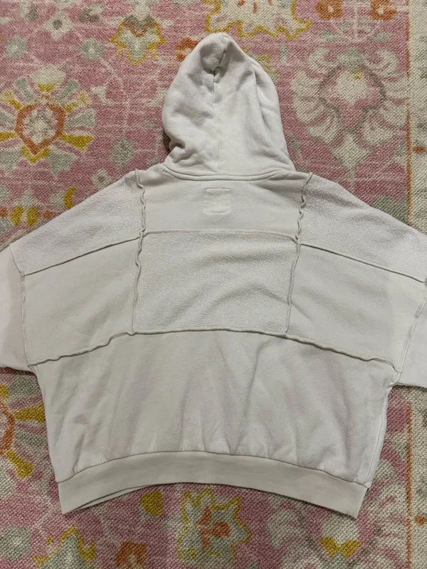 Aerie Oversized Patchwork Sherpa Hoodie - Image 3