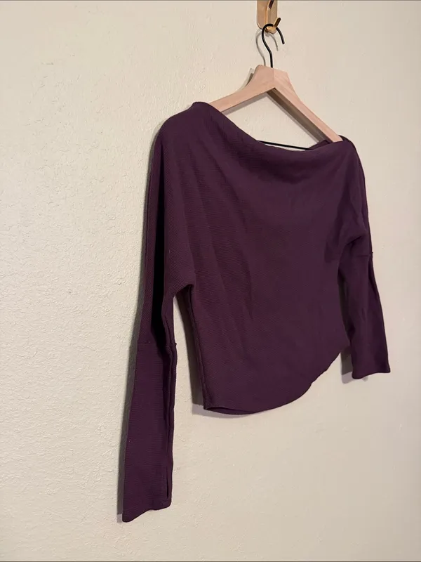 Free People We The Free Fuji Thermal Top In Earth Seed Size XS - Image 4