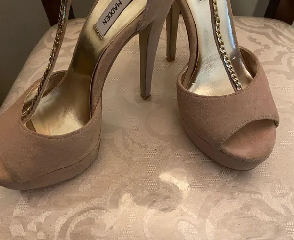 Steve Madden suede ankle & T strap 4 1/2” stiletto heel - Image 15