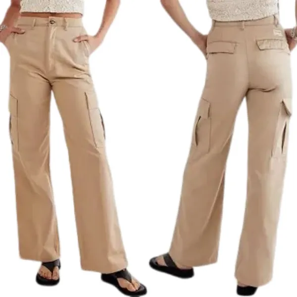 Free People Boyish Jeans‎ Women's Tan Cobain Crowd Crgo Pants 27 $198 - Image 4