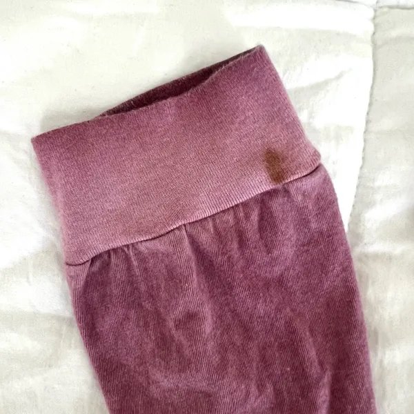 PINK Victoria's Secret Mauve Cropped Long Sleeve Tee - Image 4