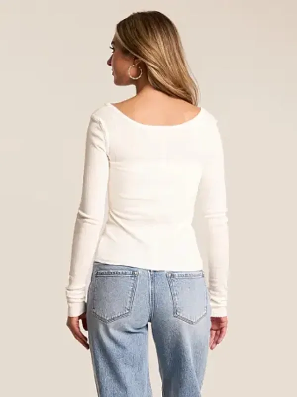 NWT Free People End Game Pointelle Top - Image 3
