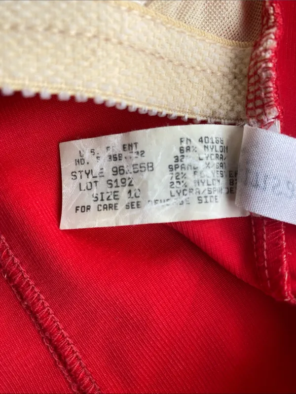 Miraclesuit Red Corset One Piece size 10 - Image 4