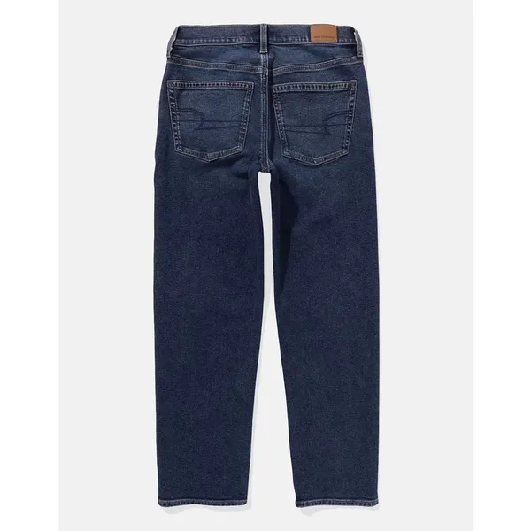 American Eagle Stretch Super High-Waisted Ankle Straight Jean - Dark Wash - 18 - Image 14