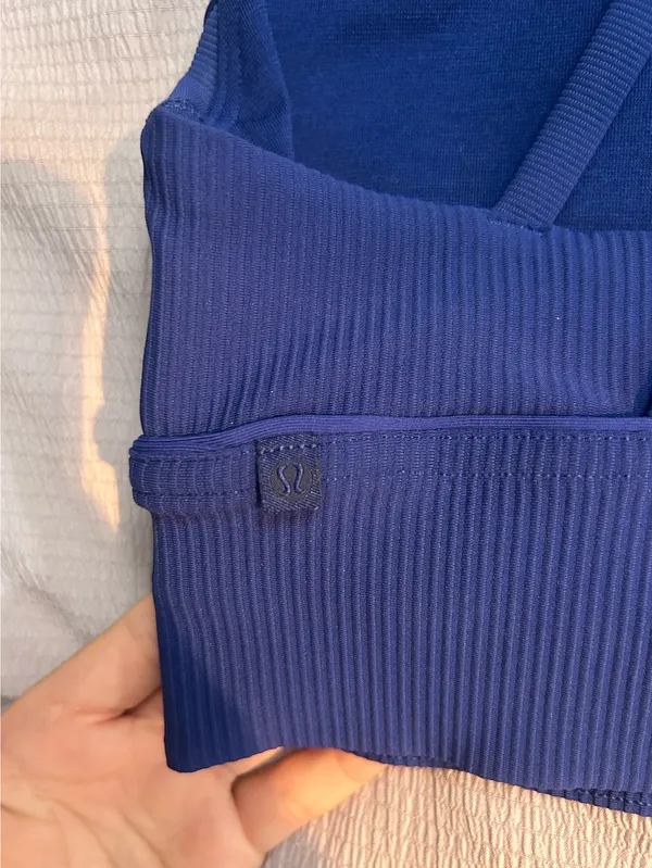 Lululemon Energy Longline Bra Ribbed - Image 3