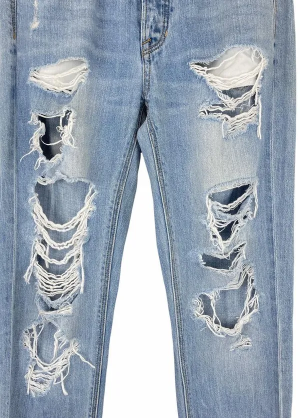 American Eagle Distressed Vintage Hi-Rise Skinny Jeans Size 4 X-Long - Image 2