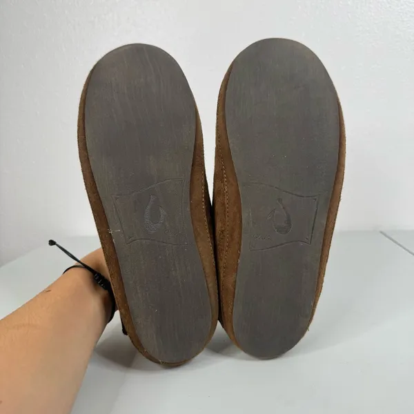 Olukai‎ Women’s Brown Leather Nohea Slippers Size 10 - Image 6