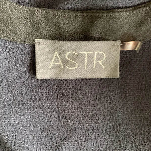 ASTR Dress Medium Sleeveless Navy V Neck Formal Cocktail Evening Party - Image 5