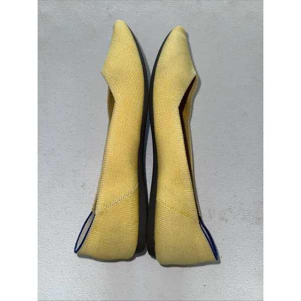 Rothys Womens Marigold Yellow Flat Slip on Shoes The Point 9.5 - Image 8