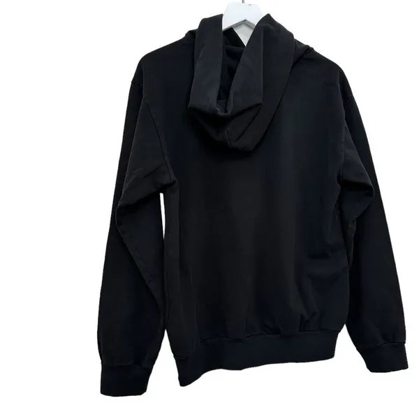 Talentless Black Hoodie Sweatshirt Unisex Minimal Logo Pullover Size Small - Image 8