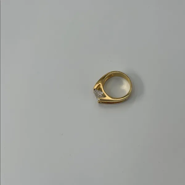 Fashion Jewelry Gold Ring with Sparkling Gem - Image 15