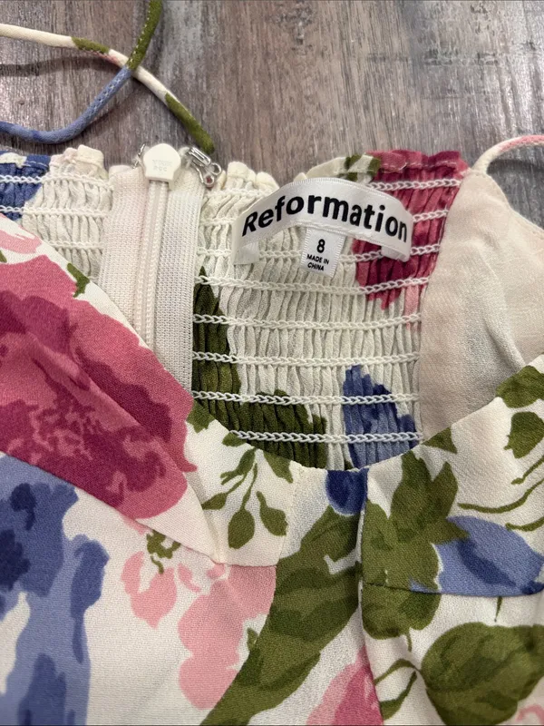 Reformation Kourtney Donna Dress size 8 - Image 12