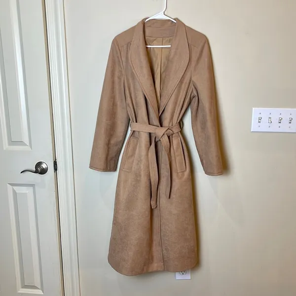 Vintage Forecaster of Boston Trench Coat. Tan. Size 13/14‎ - Image 3
