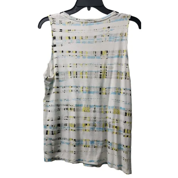 Sleeveless Tank Top Abstract Print Casual Everyday Top‎ XL - Image 2