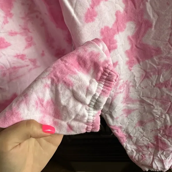 Jerzees Pink Tie Dye sweatpants unisex size S - Image 4