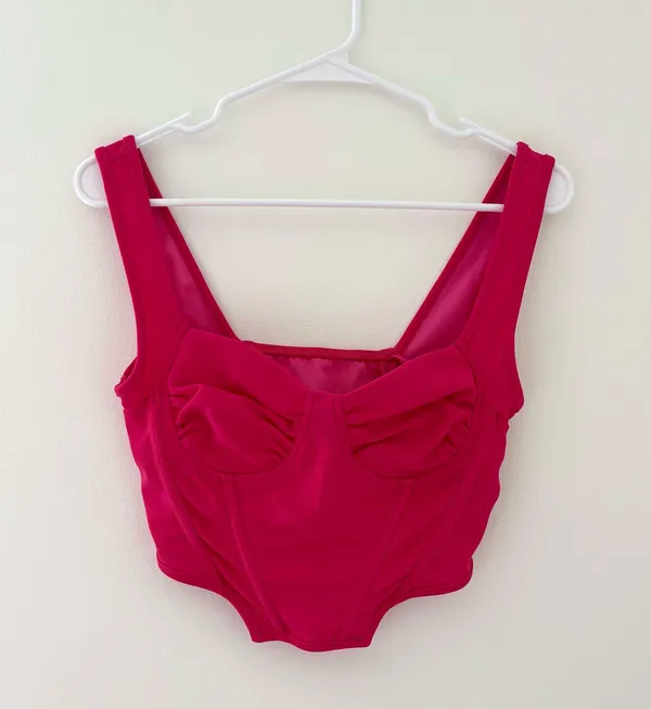 SheIn pink corset top - Image 2