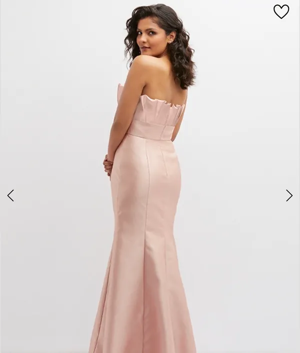 ALFRED SUNG ROMY · STYLE D853 · SATIN TWILL ballet pink - Image 3
