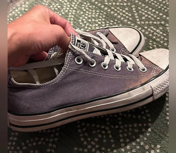 Converse All Star Vintage faded blue Woman’s 9 - Image 6