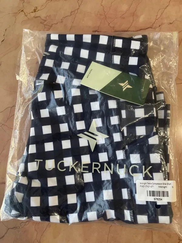 Tuckernuck Tnuck Sport Trellis Compression Bike Shorts in Midnight Small New - Image 4