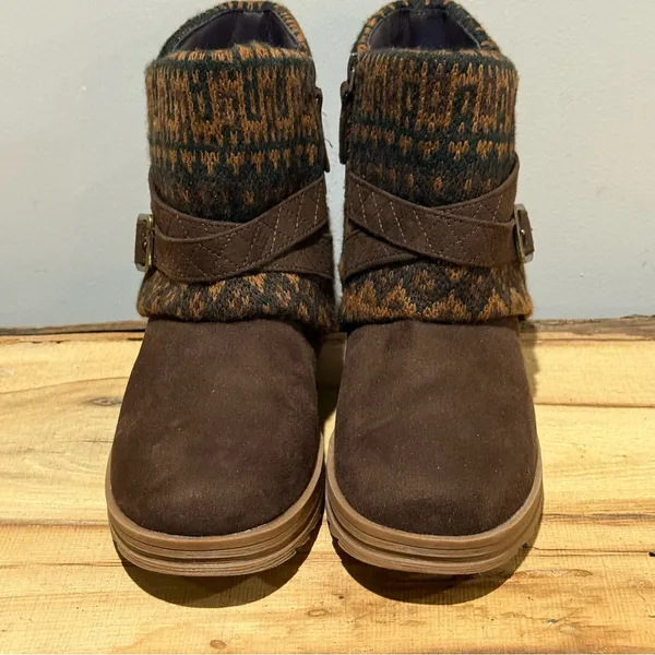 MUK LUKS Women s Natalie Naomi Boots Black Size‎ 8 A37 - Image 5
