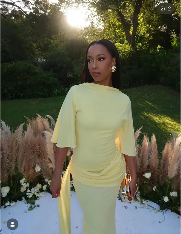Zara Elegant Butter Yellow Gown - Floor-Length Formal Dress - Image 2