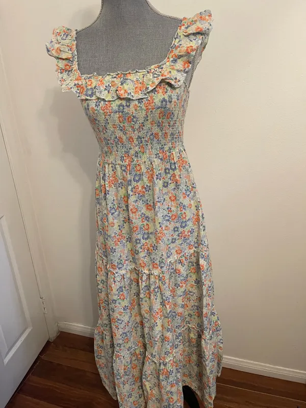 Old Navy Maxi Floral Dress. Size XS - Image 8