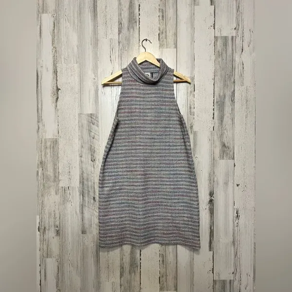 Turtleneck dress Purple - Image 4