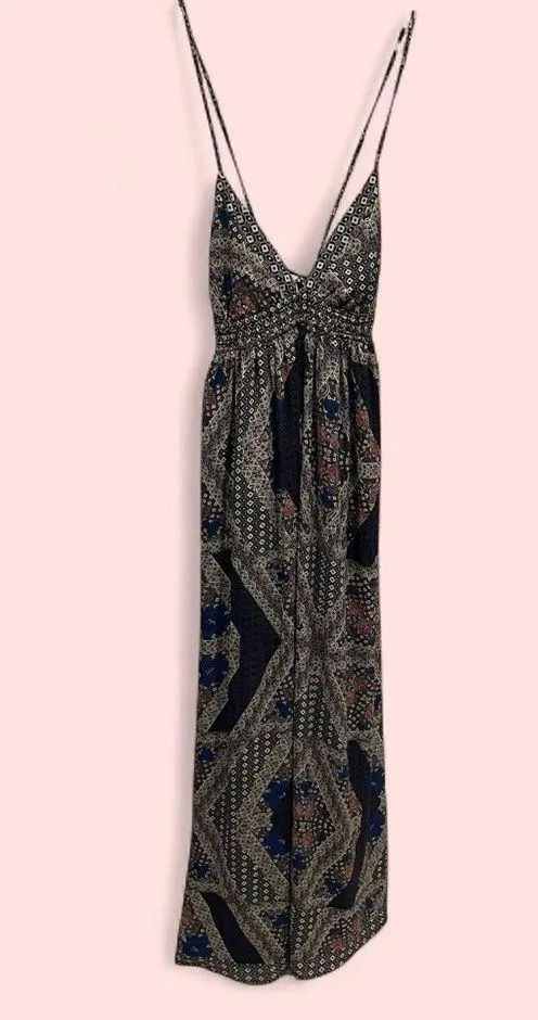 Fire Los Angeles maxi tie strap babydoll dress boho whimsigoth mermaid festival - Image 3