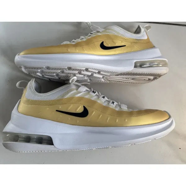 Nike Air Max Axis AA2168-103 Women’s 8.5 White Black Gold Sneakers - Image 9