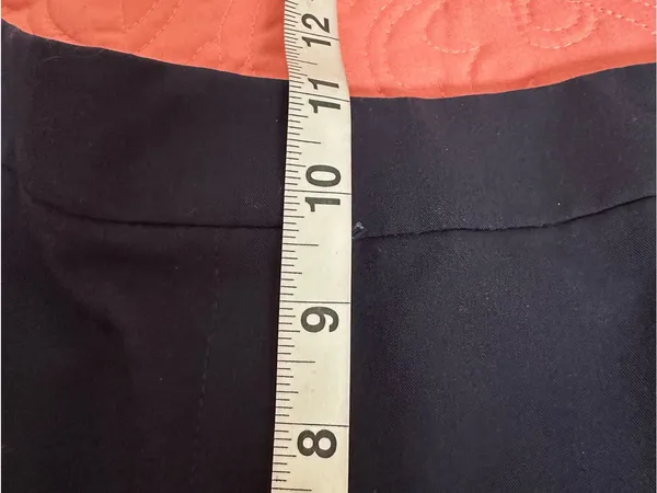 Tommy Hilfiger Navy Ankle Pants - Tapered Work Trousers - Image 9