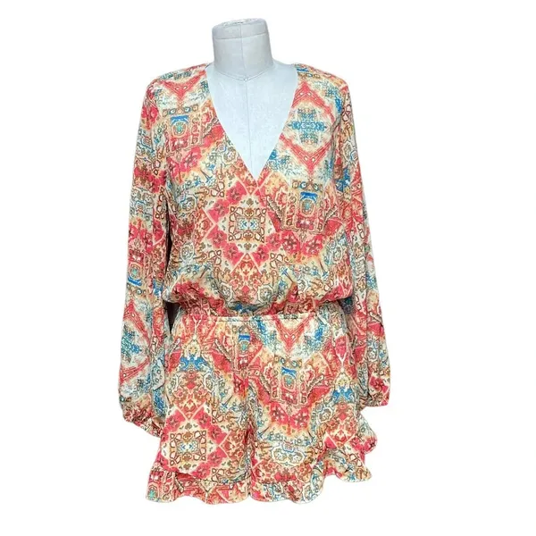 Show Me Your Mumu Rocky‎ Romper Santiago Sandstone Size Large - Image 3