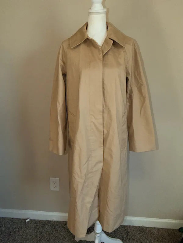 NWT Varley Robyn Oversized Car cotton twill Coat A line shape size xxs - Image 8