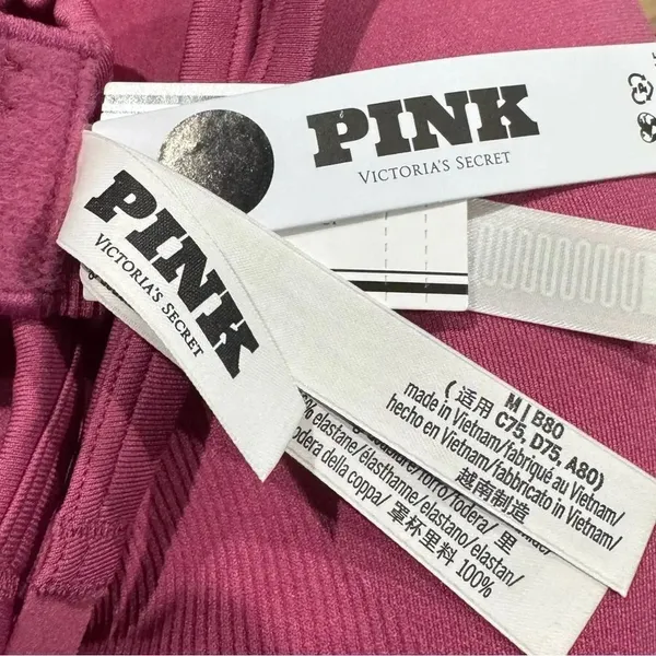 NEW Victoria’s Secret PINK Seamless Air Sports Bra Women’s Medium - Image 4