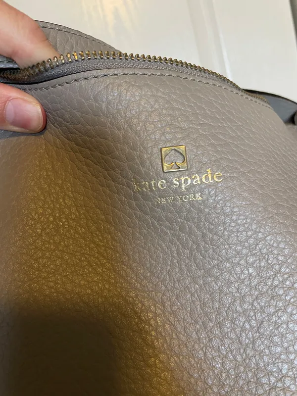Beige Kate Spade Leather Bag - Image 4