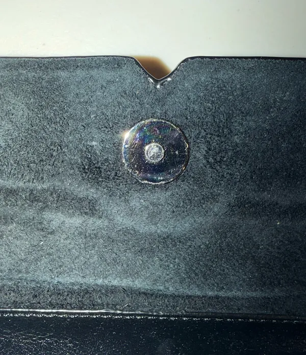 ALFANI | Leather clutch purse with strap - Image 9