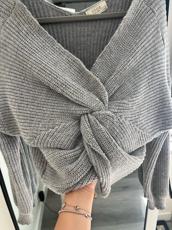 Sage The Label cropped sweater  - Image 4
