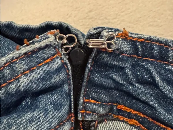 Sweet Society Denim Mini Skirt with Pumpkin Embroidery - Image 6