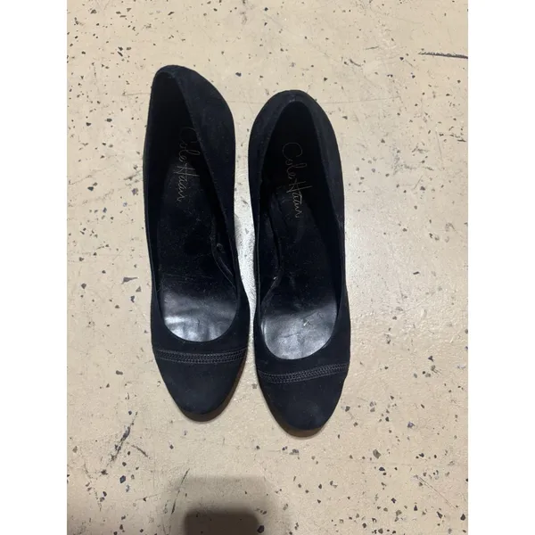 Cole Haan Women's Air Stephanie Suede Leather Pumps Heels Black $180 - Size 10B - Image 5