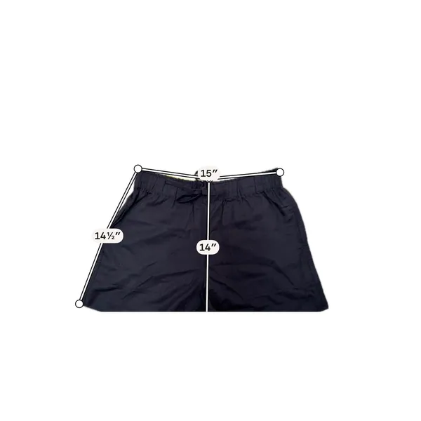 Hilary Radley Black Tencel Lyocell Pull On Shorts Mid Rise Womens Small - Image 5