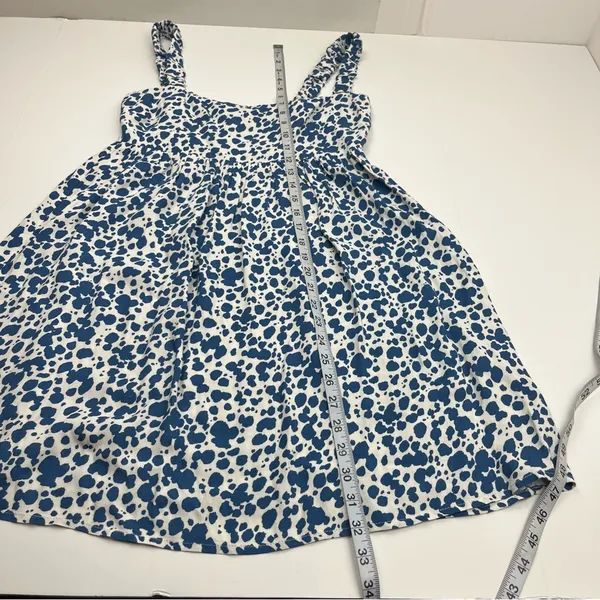 Reformation Serene Dress Womens Size 6 Rainey‎ Blue White Mini Festival *FLAW - Image 12