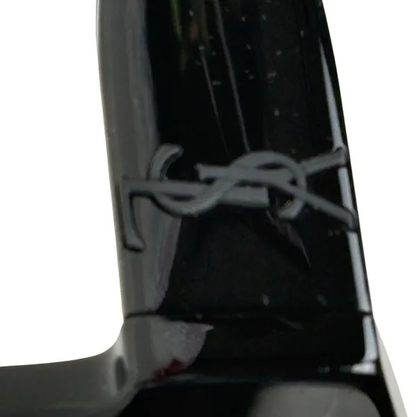 YSL - SAINT LAURENT Acetate Square SLM9 002 Sunglasses Black/Gray - Image 15