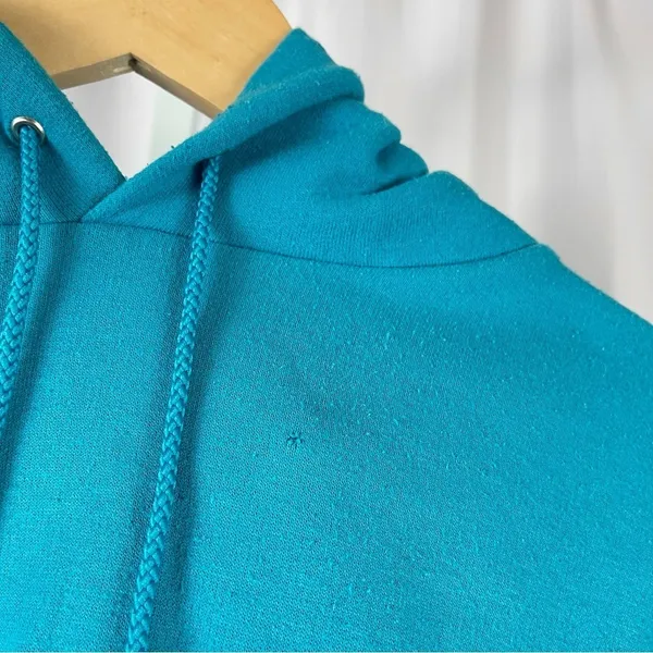 Champion Vintage Large Pastel Bright Hoodie Sweatshirt Casual Streetwear Solid - Image 3
